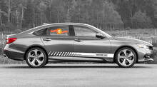 Custom Racing Side Stripes Vinyl Decal Kit for Honda Accord_2