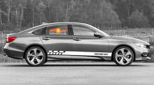 Custom Racing Side Stripes Vinyl Decal Kit for Honda Accord_4