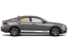 Custom Racing Side Stripes Vinyl Decal Kit for Honda Insight_4