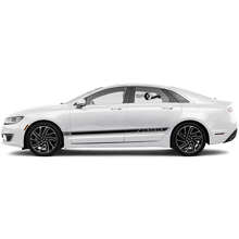 Decorated Side Stripes Vinyl Decal Kit for Lincoln MKZ_2