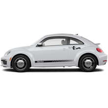 Branded Door Side Stripes Vinyl Decal Kit for Volkswagen Beetle _4