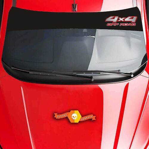 4x4 Off Road Windshield Vinyl Decal for Cars_1