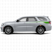 Tapering Rear Side Stripes Vinyl Decal Set for Dodge Durango 2011+_3