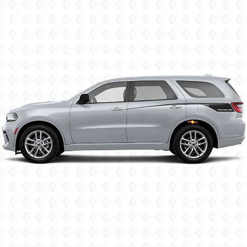 Tapering Custom Rear Side Stripes Vinyl Decal Set for Dodge Durango 2011+