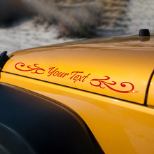 Decorated Hood Side Vinyl Decal Stickers for Jeep Wrangler _3