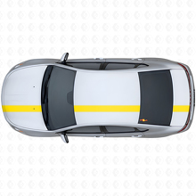 Racing Outline Stripe Upper Side Vinyl Decal Kit for Dodge Dart 2013+_5