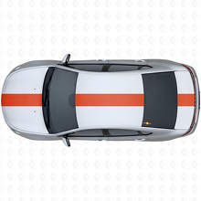 Wide Racing Stripe Upper Side Vinyl Decal Kit for Dodge Dart 2013+_4