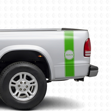 4x4 Retro Style Rear Side Stripes Vinyl Decal Kit for Dodge Dakota 1997+_3
