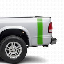 Outline Stripes Rear Side Vinyl Decal Kit for Dodge Dakota 1997+_3
