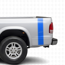 Sport Outline Stripes Rear Side Vinyl Decal Kit for Dodge Dakota 1997+_2