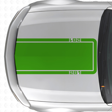 281 Hood Outline Stripe Vinyl Decal for Musclecar Musclecarmodel Mach 1 2005-09_3