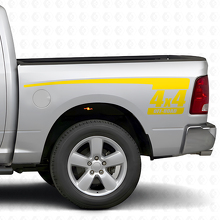 4x4 Off Road Rear Side Stripes Vinyl Decal Kit for Dodge Ram 2009-18_5