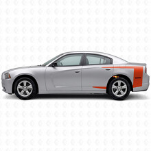 Tail Band Stripes Bedside Vinyl Decal Sticker for Dodge Charger 2011-2014_4