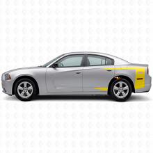 Custom Text Accent Stripes Bedside Vinyl Decal Sticker for Dodge Charger 2011-2014_5