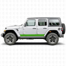 Outline Stripes Side Vinyl Decal Sticker for Jeep Wrangler 2018-2027_4