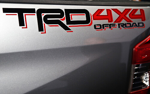 TRD Style 4x4 Off Road Bed Vinyl Decals Kit for Toyota Tacoma