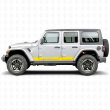 Sport Lettering Outline Stripes Side Vinyl Decal Sticker for Jeep Wrangler 2018-2027_6