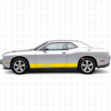 Sport Straight Stripes Side Vinyl Decal Sticker for Dodge Challenger_5
