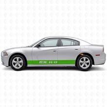 6.1L H/O Straight Stripes Side Vinyl Decal Sticker for Dodge Charger 2011-2014_3