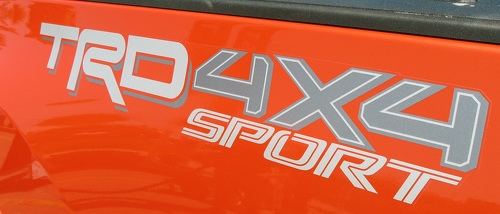 2 side Toyota TRD Truck Off Road SPORT  4x4 Toyota Racing Tacoma Decal Vinyl Sticker #2