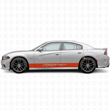 Custom Straight Stripes Side Vinyl Decal Sticker for Dodge Charger 2015-2026_4