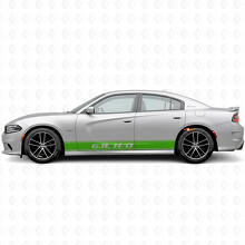 6.1L H/O Outline Stripes Side Vinyl Decal Sticker for Dodge Charger 2015-2026_3