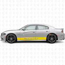 High Output Straight Stripes Side Vinyl Decal Sticker for Dodge Charger 2015-2026_5