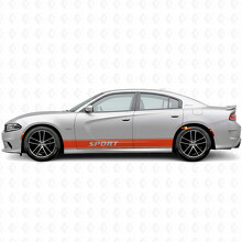 Sport Outline Stripes Side Vinyl Decal Sticker for Dodge Charger 2015-2026_4
