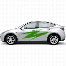Lightning with Contour Side Vinyl Decal Sticker for Tesla Model Y_3