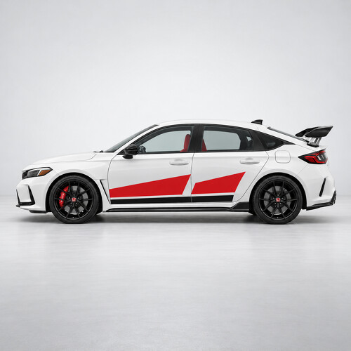 Apex Split Racing Graphics Side Vinyl Decal Sticker for Honda Civic 2023_1