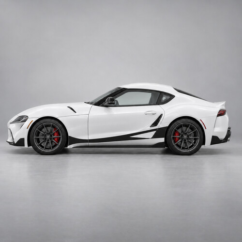 Open Sweep Side Vinyl Decal Sticker for Toyota Supra 2020-2026