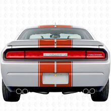 Dual Outline Stripes Full Kit Vinyl Decal Sticker for Dodge Challenger 2008-2014_6