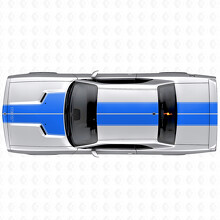 Dual Outline Stripes & Custom Text Full Kit Vinyl Decal Sticker for Dodge Challenger 2008-2014_8