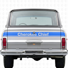 Cherokee Chief Tailgate Vinyl Decal Sticker for Jeep Cherokee 1981-83_2
