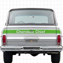 Cherokee Chief Tailgate Vinyl Decal Sticker for Jeep Cherokee 1981-83_3