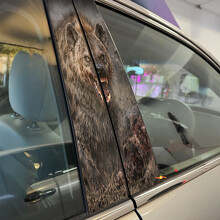 Savage Hyena Door Pillar Vinyl Decal Sticker_2