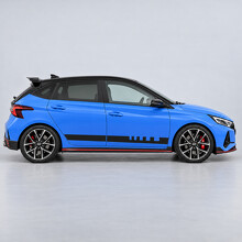 Pit Lane Teeth Side Vinyl Decal Sticker for Hyundai i20 N BC3 2021-2024_2