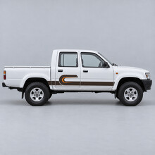 Return Ribbon Double Cab Pre-Facelift Side Vinyl Decal Sticker for Toyota Hilux 1997-2001_2