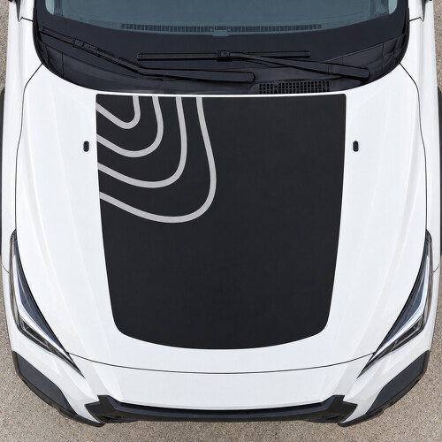 Contour Ridge Wilderness Hood Vinyl Decal Sticker for Subaru Crosstrek 2024_1