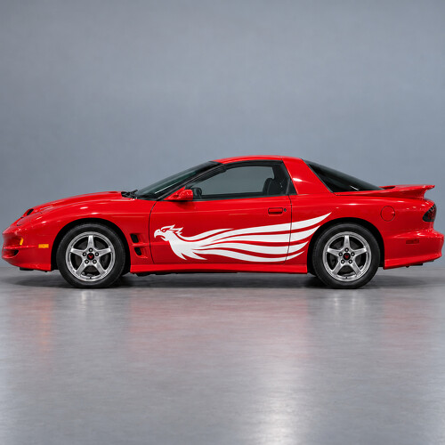 Phoenix Flight Side Vinyl Decal Sticker for Pontiac Firebird 2002_1