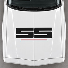 Squared SS Hood Vinyl Decal Sticker for Chevrolet Monte Carlo SS Sport Coupe (non-Aerocoupe) 1986_2