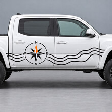 SR5 Compass Contour Sweep Side Vinyl Decal Sticker for Toyota Tacoma 2023_2