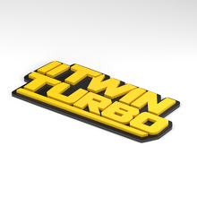 Twin Turbo Twin Slash 3D Acrylic Badge_2