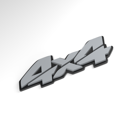 4x4 Interlock 3D Acrylic Badge_1