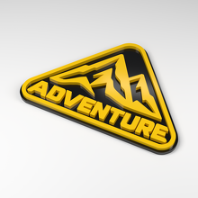 Adventure Peak 3D Acrylic Badge_2