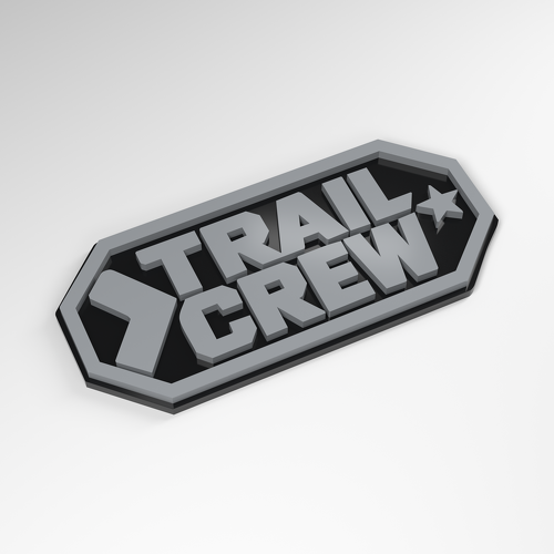 Trail Crew Club 3D Acrylic Badge_1
