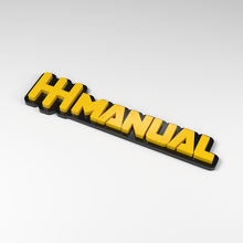Manual Shift Gate 3D Acrylic Car Badge_2