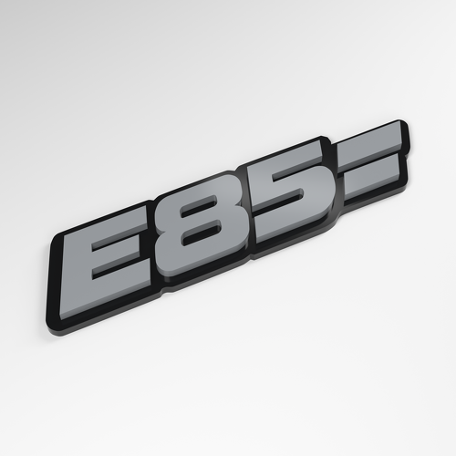 E85 3D Acrylic Car Badge