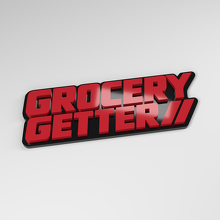 Grocery Getter 3D Acrylic Car Badge_3
