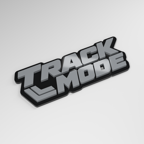 Track Mode 3D Acrylic Car Badge